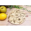 Torne Trivet, Bamboo Material Small Paris NBS – 103