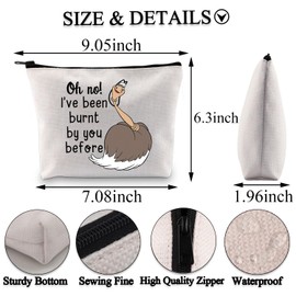 BDPWSS Beauty Beast Gift Feather Duster Lumiere & Fifi Gift Oh No! I've Been Burnt by You Before Musical Theatre Makeup Bag (by You Before bagCA)