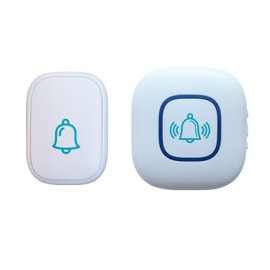 Wireless Doorbell, 1,200ft Wireless Range Doorbell,5 Volume Levels Loud Enough, Mute Mode with 52 Chimes,LED Flashing and Memory Setting.