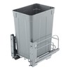 VEVOR Pull-Out Trash Can, 35 QT x2 Double Under Mount