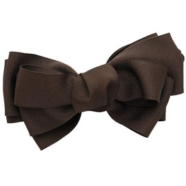 Bonaventure a20055h8 Grosgrain Fluffy Ribbon Banana Clip Women's Hair Accessories, Hair Clip, Popular Brand, Hair Clip, Brown