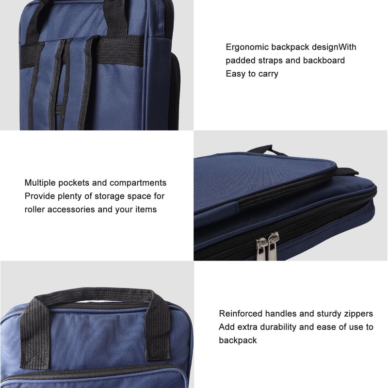 Drum Stick Backpack Waterproof Oxford Handheld Portable Ergonomic Multifunctional Bag