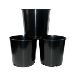 Black Offering, Donation, Ice Buckets, 160 Ounces, Pack 3