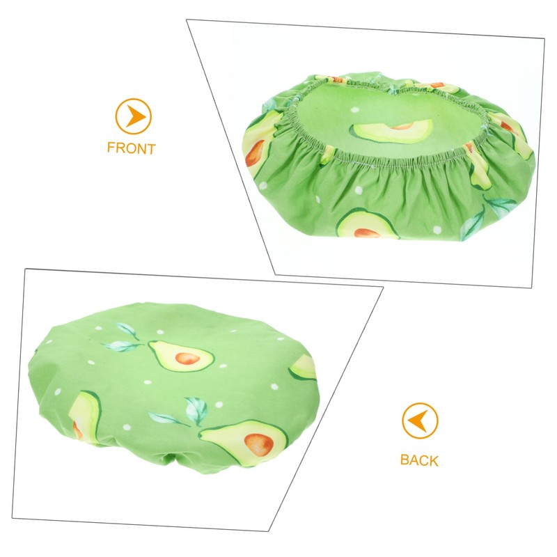 3pcs Food Elastic with Cotton Proofing Reusable Leftovers Avocado Cloth