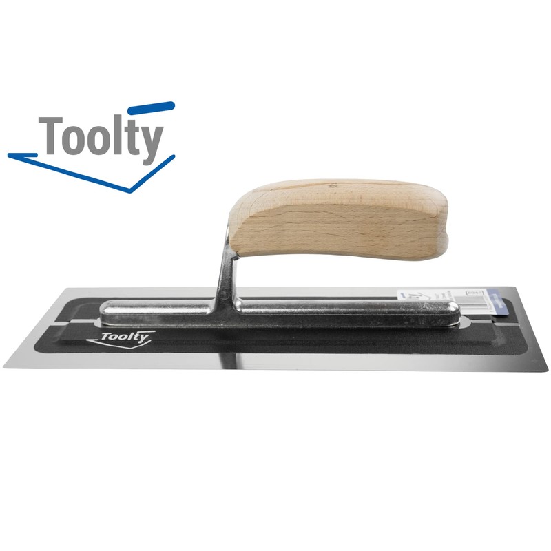 Toolty Ultra Flexible Plaster Finishing Skimming Trowel - Stainless Steel