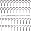 ASIWUJING Net Curtain Wire and Hooks Set, 10M Net Curtain
