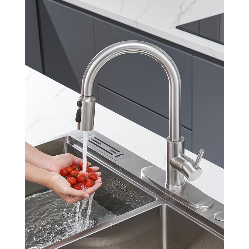 HEISOK Kitchen Faucet Spray Head Replacement, Pull Down Faucet Head