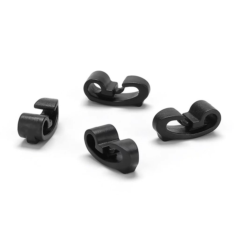 DraCra 25 Pack Bungee Cord Connector Dual Hook Buckle Lock