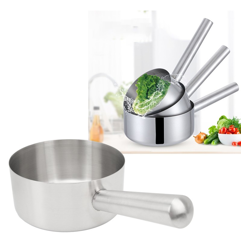 Water Ladle Stainless Steel Water Scoop Long Handle Spoon for