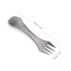 2-IN-1 Spork Titanium Spoon Fork Picnic Traveling Camping Tableware