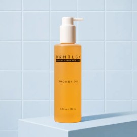 Shower Oil for Dry Sensitive Skin – Gentle Hydrating Foaming Body Cleanser with Milky Moisturizing Formula