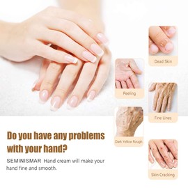 Avocado and Cherry Blossom Hand Cream, Hand Moisturising Cream for Rough, Stressed Skin, Gentle Care Cream for Dry Hands, Birthday Gift, Christmas Gifts for Women, Men, Mum, Grandma, 2 Pieces