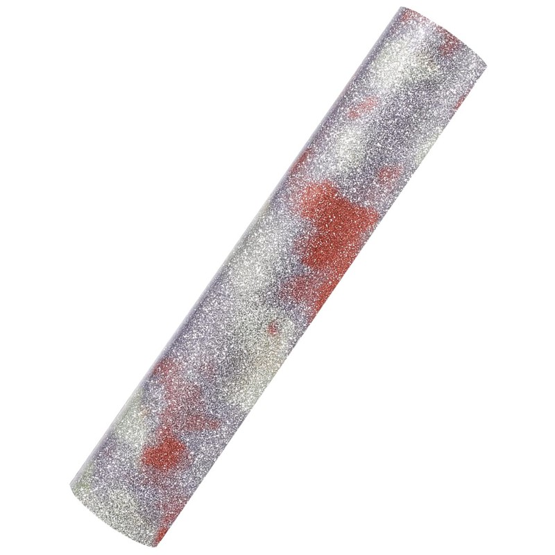 TECKWRAP Colourful Glitter Heat Transfer Vinyl Roll - HTV Iron