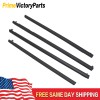 ATUOTPO 4 Pcs Lower Door Window Reveal Molding Weatherstrip For
