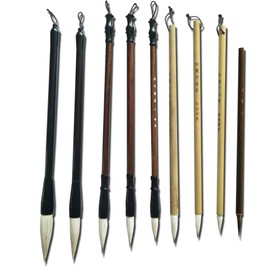 Chinese Brush Set Calligraphy Brush Japanese Summi Brushes Large Chinese Calligraphy Brushes Pack of 9