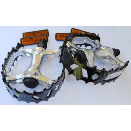 VP-747 3rd gen bear trap XC-II BMX alloy pedals - 9/16" - BLACK