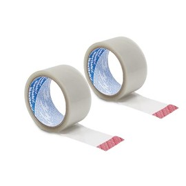Cinta de Embalaje Transparente 095| Transparente | 48mm x 50m | Cinta Adhesiva Resistente para Cajas y Paquetes | Adhesivo Acrílico Base Agua | Uso Hogar, Oficina y Taller | Pack 2 uds