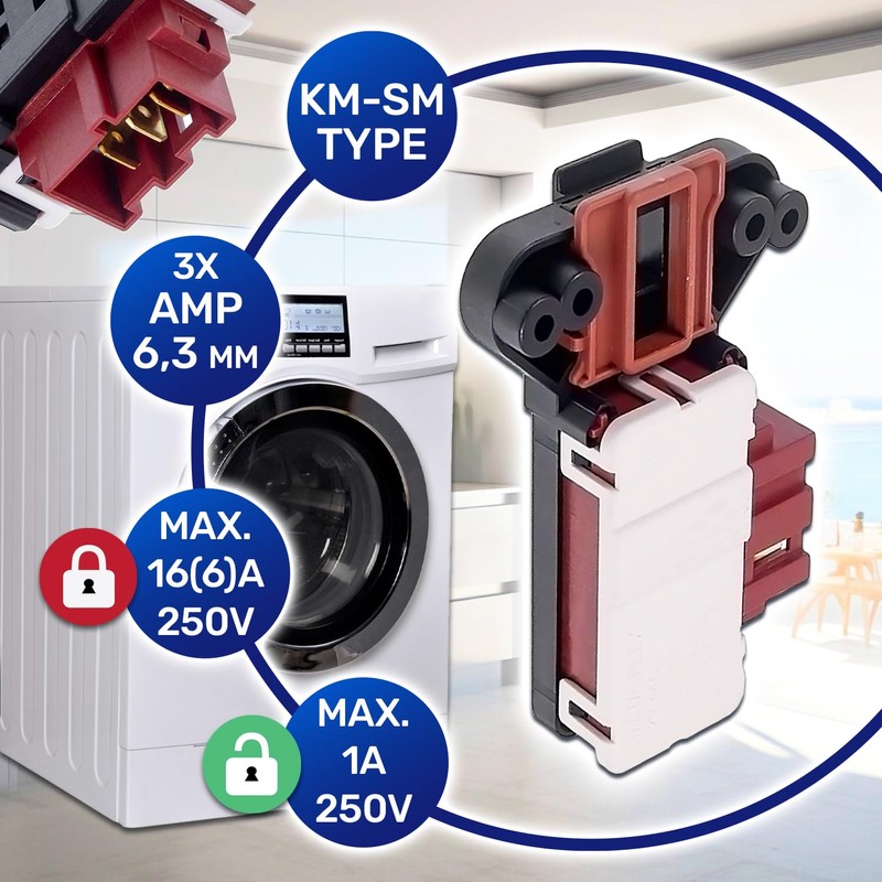 Washing Machine Door Lock with Original Code 2805310800 2805310200 2805311600