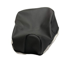 Suzuki Choinori Seat Cover Made in Japan (Thick Fabric) [Fabric Color: Black Seat/Piping: Black] Replacement Type CHRIS-SCH3017-C10