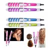 Sellatodo Rizadora Cabello Doble Espiral Ceramica Ondas Rulo Modelado
