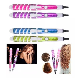 Sellatodo  Rizadora Cabello Doble Espiral Ceramica Ondas Rulo Modelado