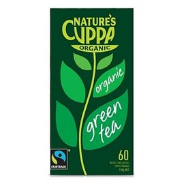 Natures Cuppa Organic Green Tea 60 Bags