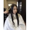 고급 커트보 미용실 가운 이발사 [고등법원장 바지 천 (블랙)] Premium