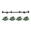 Fishing Rod Pod Stand Holder Aluminium Alloy Fishing Pole Pod