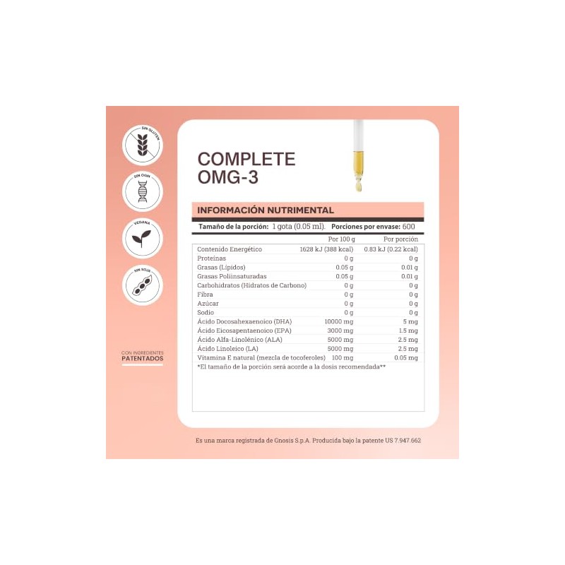 Matter Complete OMG-3 Baby, Omega 3 Niños - Bebé en