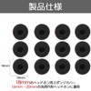 DELUXEFOX Headphone Replacement Earpads 0.7 inch (18 mm) Diameter Earphone