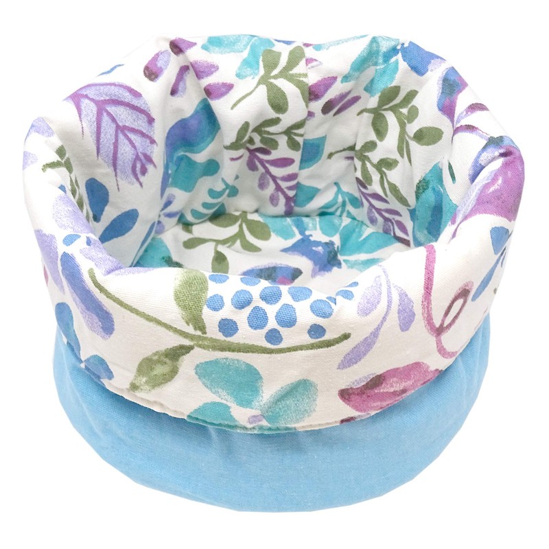 Lashuma Bread Basket Kitchen Cotton Decorative Basket Colourful Watercolour Basket