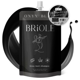 [7 in 1 / 5 Minutes for Gray Hair] Cream Shampoo, Henna, Color Shampoo, Color Treatment, Botanical, Women's, Men's, Briore, 8.8 oz (250 g)