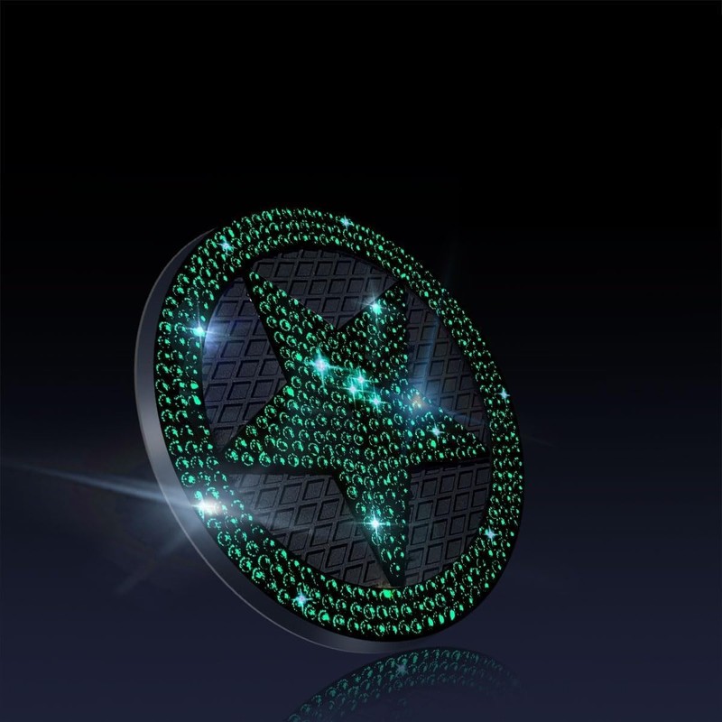 Car Bling Cup Holder Coaster 2 Pack Rhinestone Car Cup