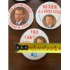 Richard Nixon Set of 5 Different Campaign Stickers Tricky Dick