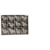 Geschenkestadl 24 Weihnachtskugel Glas Silber glänzend Schneeflocke Lametta Christbaumschmuck Ø