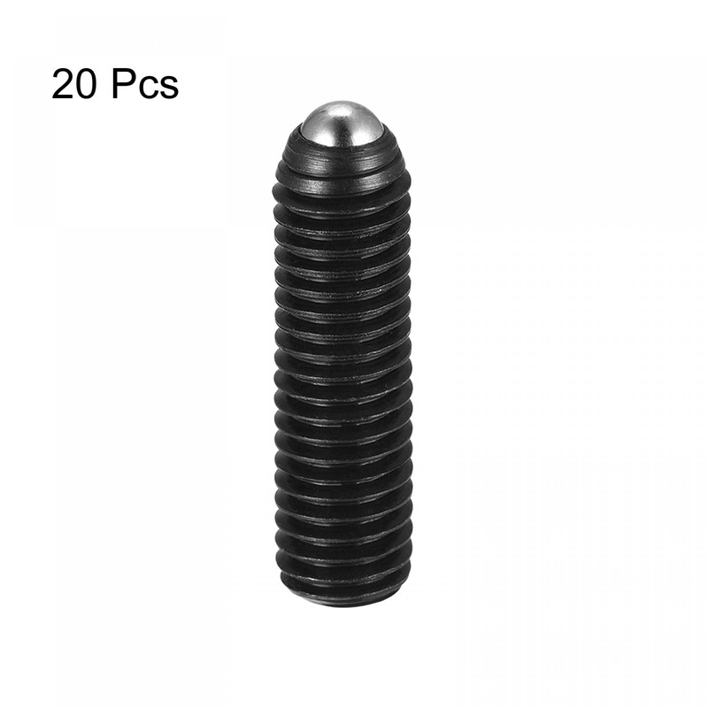 sourcing map Ball Point Set Screws, 20pcs M8 x 30mm