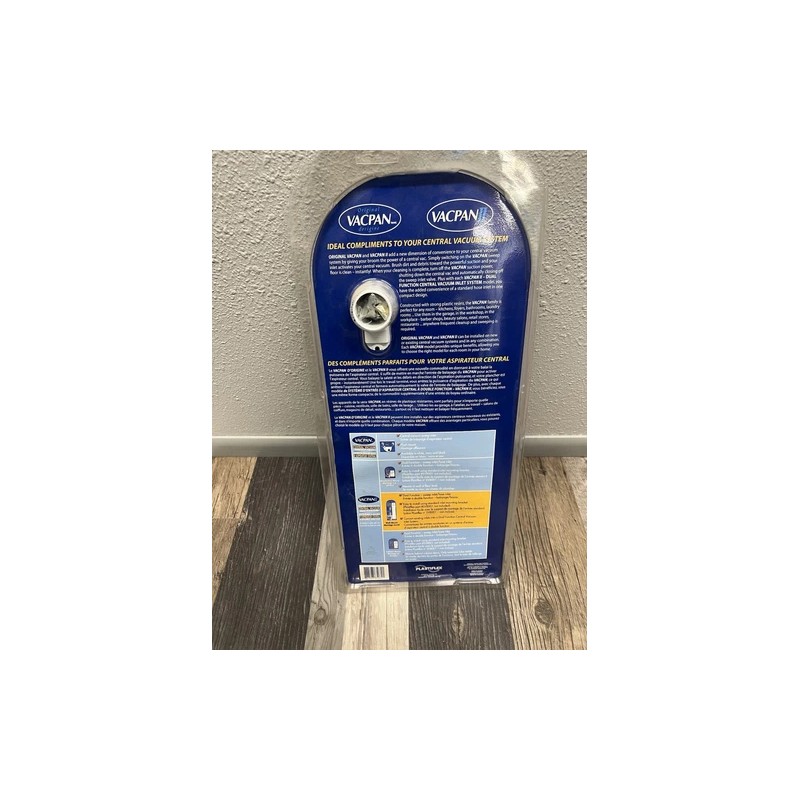 Plastiflex Vacpan 2 By Plastiflex Dual Function Central Vacuum Inlet