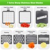 LHS Vegetable Chopper Multifunctional Food Chopper Onion Chopper Vegetable Slicer