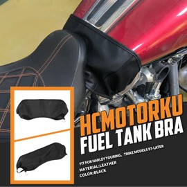 HCmotorku Motorcycle Fuel Tank Shield Bra Gas Tank Cover Fit for Harley Touring Road King Electra Street Glide 1997-later