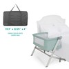 Dream On Me Skylar Bassinet and Bedside Sleeper in Mint,