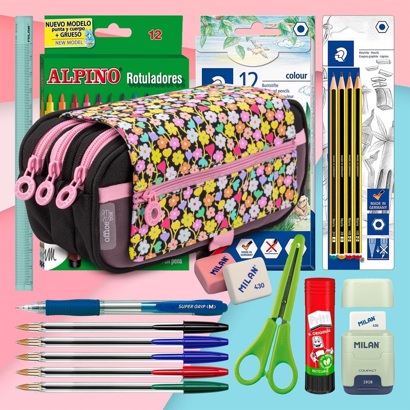 ColePack Design - Set of Triple School Folder with 3