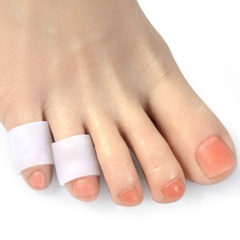 Pinky Toe Sleeves, Gel Little Toe Protectors 5 Pairs/Pack, Toe Sleeve Cover, for Corns Remover, Callus Cushion, Bunion Treatment (S)