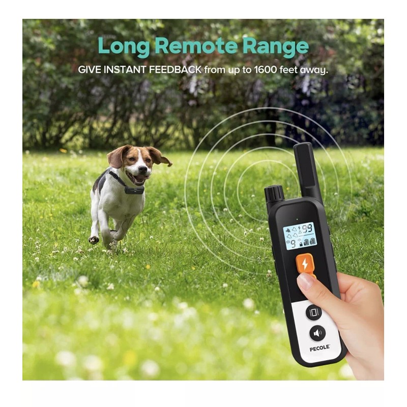 PECOLE Dog Training Collar with Remote, Shock Collar for Dogs