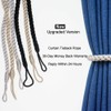 Hiastra Curtain Tiebacks Ropes, 2pcs Decorative Handmade Tie Backs Curtain