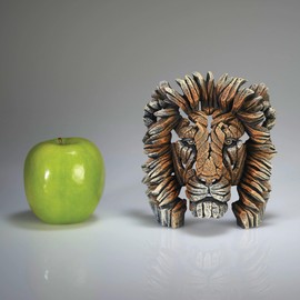 Enesco Edge Sculpture Lion Bust Miniature Figurine, 5.31 Inch, Multicolor