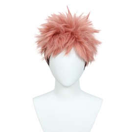 Linfairy Jujutsu Game Cosplay Wig Heat Resistant Wig Costume Accessory Festival (Pink black)