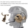 Multi-Angle Rotation Tactical Helmet Rail Adapter for Tactical Headset Fit