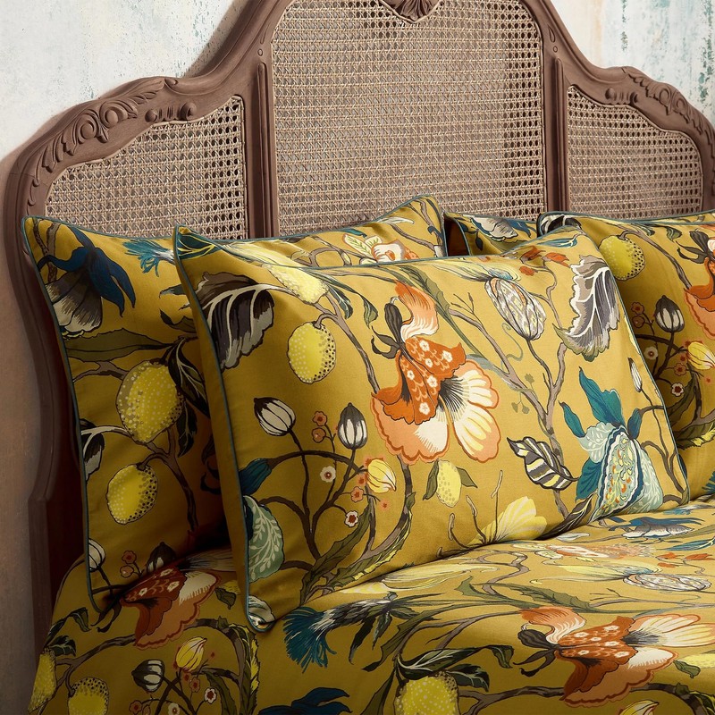 Edinburgh Weavers MORTON/D05/CHI Cotton Edinburgh Weavers Morton Pillowcase, Chintz, Pair,