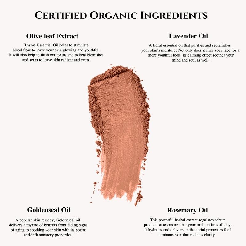 Organic Face Bronzer - colour: Miami Bronze