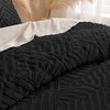 Andency Black Comforter Set Queen, Lightweight Fluffy Bedding Comforter Sets
